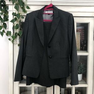 Pinstripe Skirt and Blazer Combo